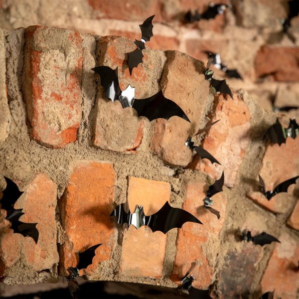 Veggdekorasjon - Flaggermus - 60 stk Veggdekorasjon - Flaggermus - 60 stk