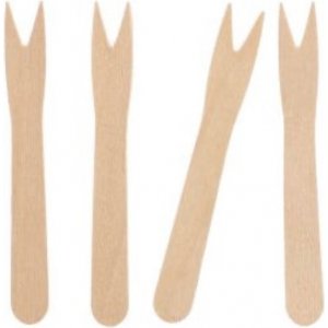 Snackgafler - 50-pakning - tre