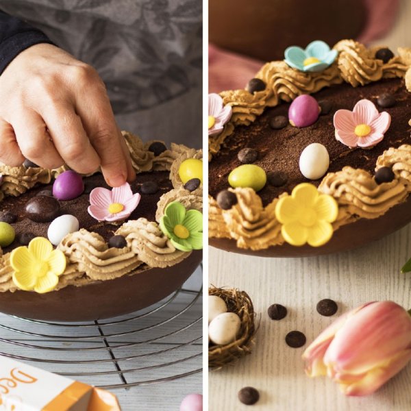 Sukkerdekorasjoner - Blomster - 3,5 cm - Assorterte farger - 6 stk