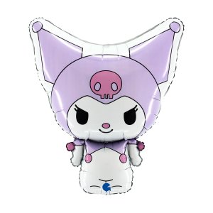 Folieballong - Kuromi - Lilla - Form Folieballong - Kuromi - Lilla - Form