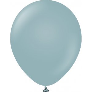 Ballonger ensfarget - Premium 30 cm - Storm