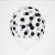 Ballonger - Printed Confetti - Svart