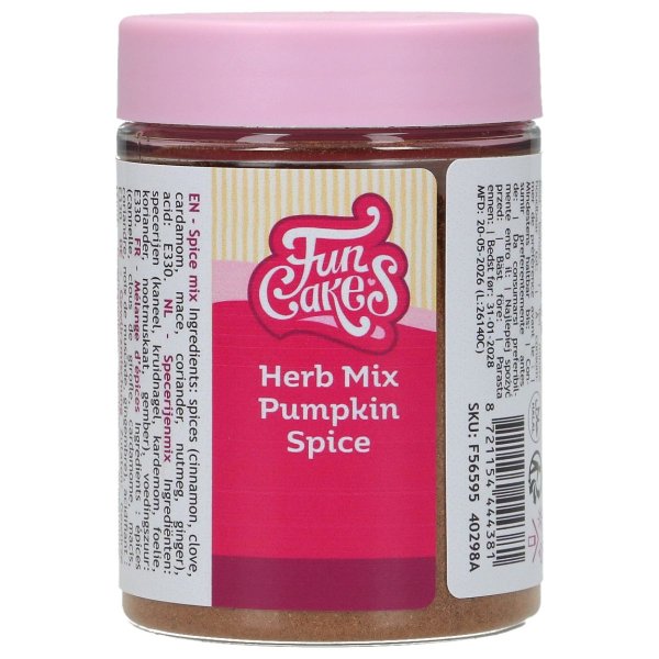 Funcakes Gresskarkrydder - Krydderblanding - 35 g Funcakes Gresskarkrydder - Krydderblanding - 35 g