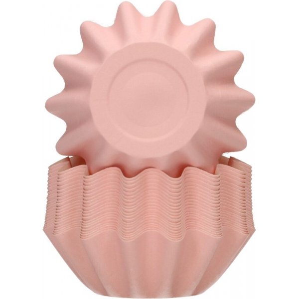 Cupcake-former - Babyrosa - Bloom - 48-pakning Cupcake-former - Babyrosa - Bloom - 48-pakning