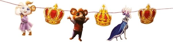 Girlander - Mikke Mus og Helium - 2 m