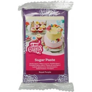 Sukkerpasta - Royal Purple - Funcakes - 250 g