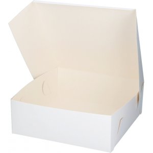 Kakeboks - Hvit - 28x28x10 cm Kakeboks - Hvit - 28x28x10 cm