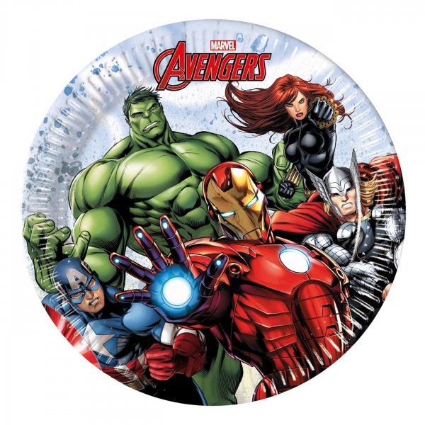 Papptallerkener Avengers Infinity Stones 20 cm - 8-pakning Papptallerkener Avengers Infinity Stones 20 cm - 8-pakning