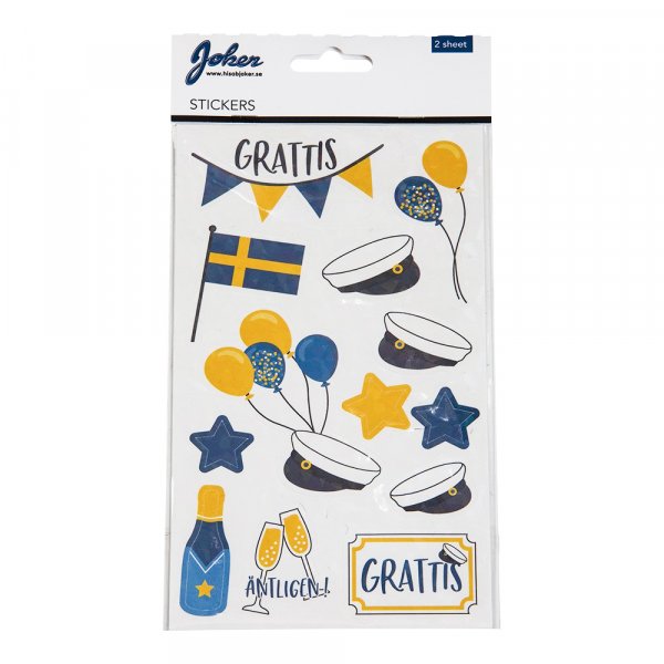 Klistremerker - Student - 2 ark Klistremerker - Student - 2 ark