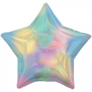 Folieballong - Stjerne - Pastell/Ombre Folieballong - Stjerne - Pastell/Ombre