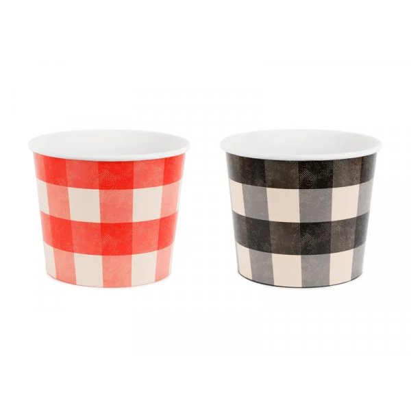Snackbegre - Rutete - 2-pakning - 14 cm