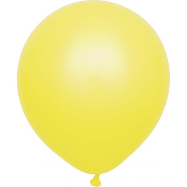 Miniballonger ensfarget - Premium 13 cm - Gul Miniballonger ensfarget - Premium 13 cm - Gul