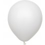 Ballonger ensfargede - Premium 30 cm - Hvite - 10-pakning