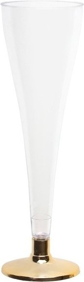 Champagneglass - 6-pakning - Klar/Gull Champagneglass - 6-pakning - Klar/Gull