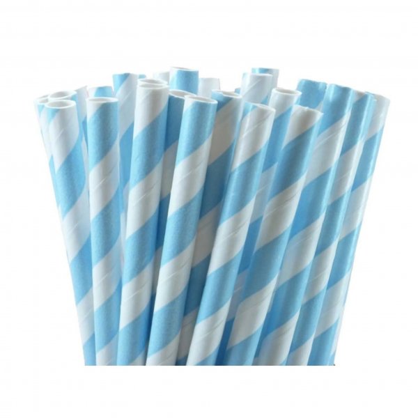 Suger�r - Stripete - Babybl� - 10 stk