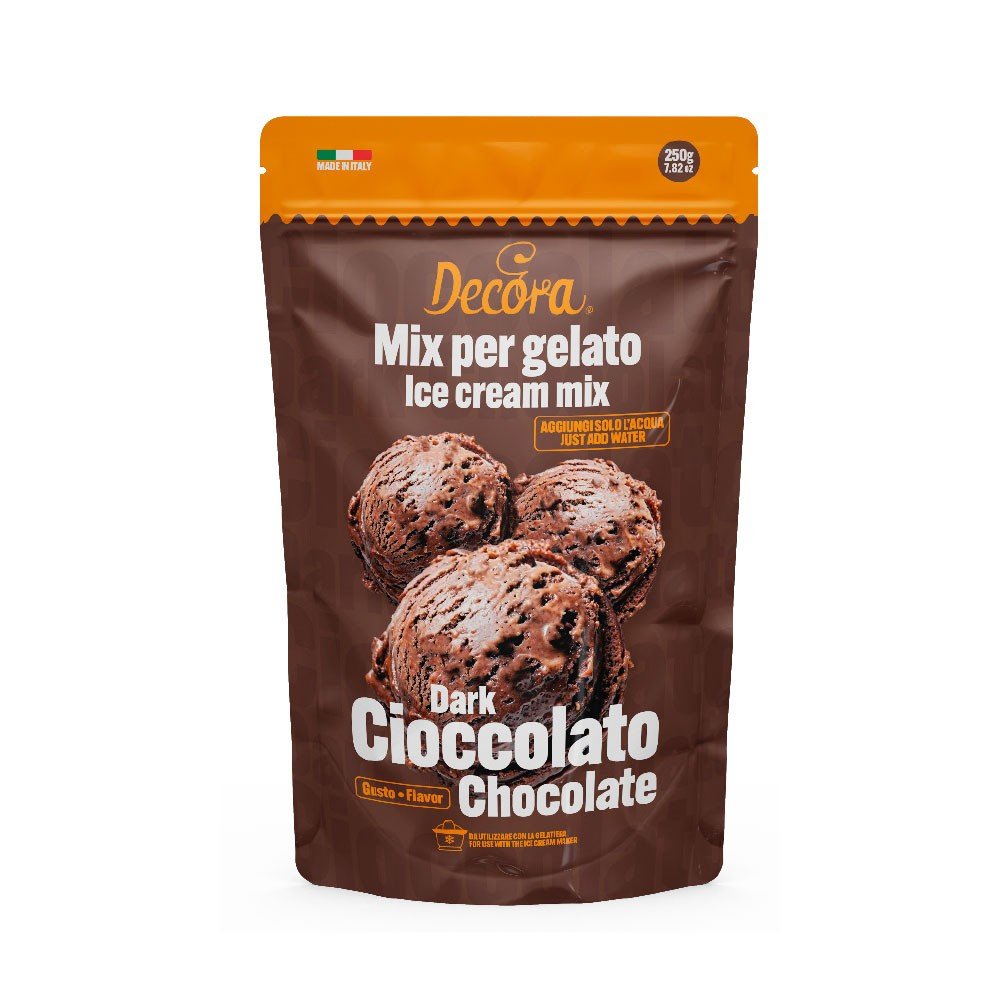 Iskremmiks - Italiensk gelato - Mørk sjokolade - 250 g - Bakeblandinger