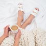 Slippers - Vit/Guld - Bride
