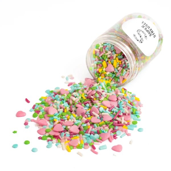 Str�blanding - Party Explosion - Sukkerfri og vegansk - Super Streusel - 90g