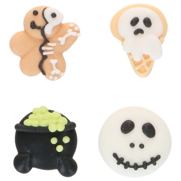 Sukkerdekorasjoner - Hjemsøkte godbiter - Funcakes - 8 stk Sukkerdekorasjoner - Hjemsøkte godbiter - Funcakes - 8 stk