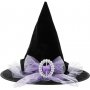 Heksehatt - Svart/Lilla Heksehatt - Svart/Lilla