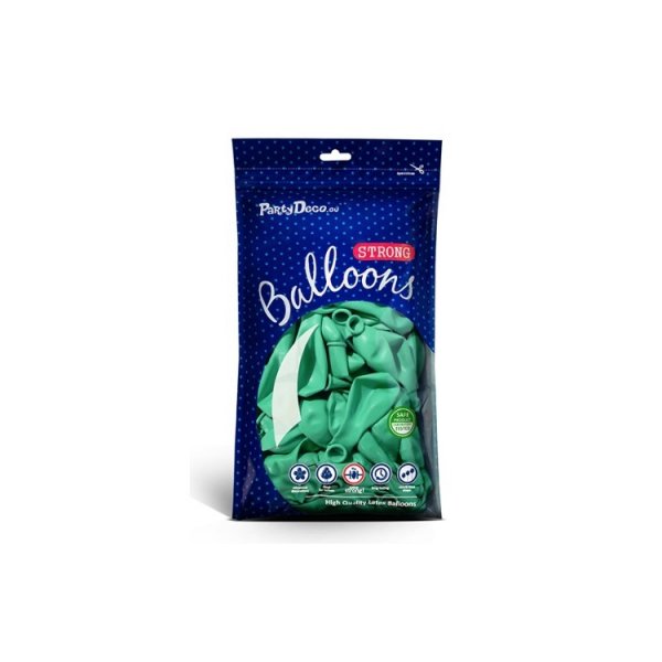 Pastellballonger - Premium 27 cm - Mint - 50-pakning Pastellballonger - Premium 27 cm - Mint - 50-pakning