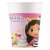 Papirkopper Gabbys Dukkehus Rosa 200ml 8-pakning