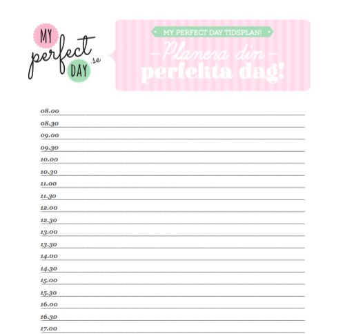 Tidsplan - Bryllupsdagen Tidsplan - Bryllupsdagen