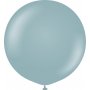 Ballonger ensfarget - Premium 60 cm - Storm - 2-pakning