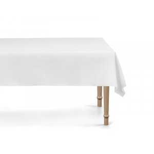 Duk - Hvit - Gjenbrukbar plast - 137x183 cm Duk - Hvit - Gjenbrukbar plast - 137x183 cm
