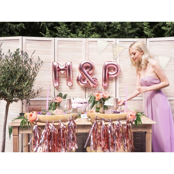 Vimpel - Mix - Rosa/Gull Metallic