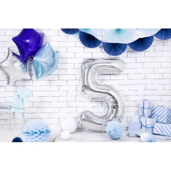 Tallballong - Sølv - 86 cm Tallballong - Sølv - 86 cm