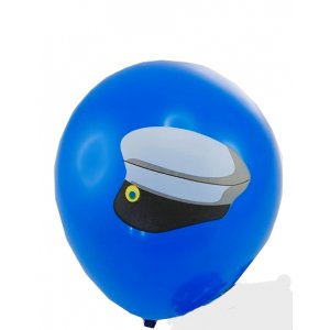 Ballonger - Studentlue - Bl - 6-pakning