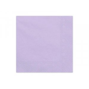 Servietter - Lys lilla - 20-pakning