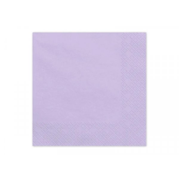 Servietter - Lys lilla - 20-pakning