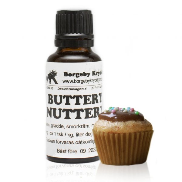 Aroma - Borgeby Kryddg�rd - Buttery Nuttery - 25 ml