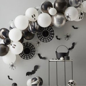 Ballongbue - Halloween - Svart/Hvit Ballongbue - Halloween - Svart/Hvit
