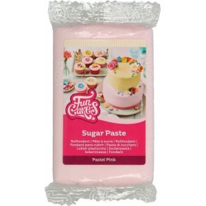 Sukkerpasta - Pastellrosa - 250 gram