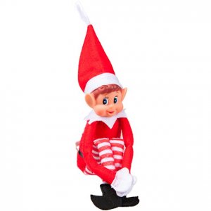 Nisse p hylle - 30 cm - Rd - Nisse