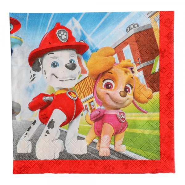 Servietter - Paw Patrol - Rescue Heroes - 33x33 cm - 20 stk