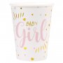 Papirkopper - Baby Girl - Rosa/Gull - 10-pakning Papirkopper - Baby Girl - Rosa/Gull - 10-pakning