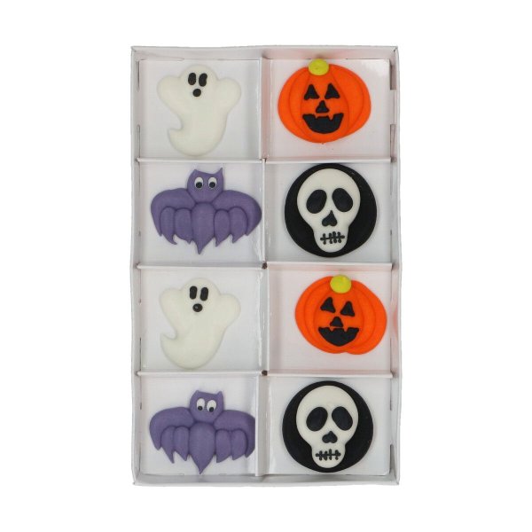 Sukkerdekorasjon Klassisk Halloween - 8-pakning