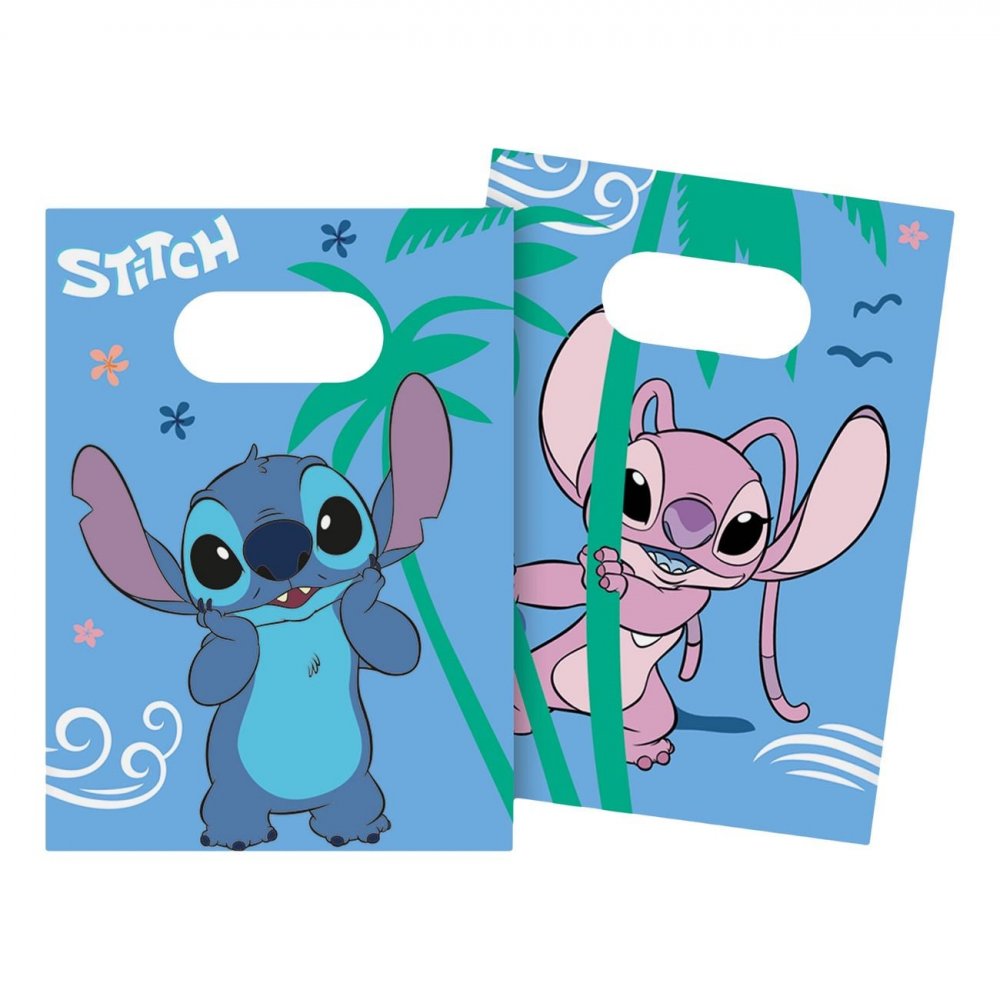 Festposer – Stitch & Angel – Himmelblå – 4-pakning – Andre vesker og gaver, Esker og vesker