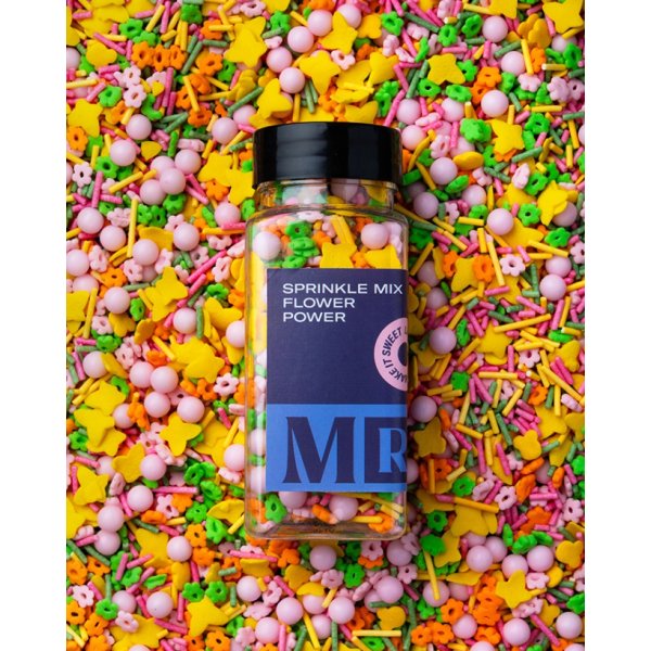 Mr Cake Strøsselblanding - Blomsterkraft - 85g Mr Cake Strøsselblanding - Blomsterkraft - 85g