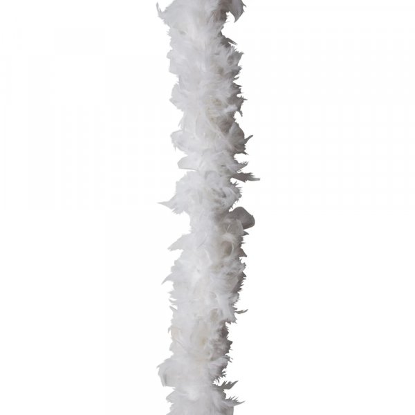 Fjærboa - Hvit - 80g Fjærboa - Hvit - 80g