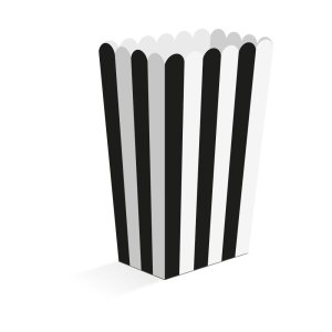 Snackbokser - Svart - 6,3 � 4,4 � 13,5 cm - 8-pakning