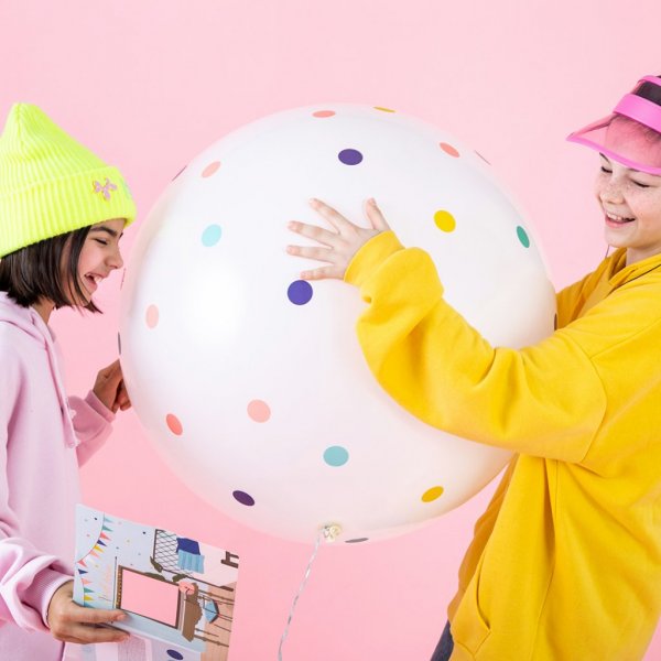 Veggklistremerker - Prikker - Blå/Gul/Rosa Veggklistremerker - Prikker - Blå/Gul/Rosa