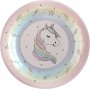 Papptallerken - Enhjrning - 10-pakning