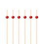 Snackpinner/Drikkepinner - Røde - 12 cm - 25 stk Snackpinner/Drikkepinner - Røde - 12 cm - 25 stk