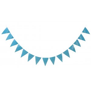 Flagggirlander - Lyseblå - 3,6 m Flagggirlander - Lyseblå - 3,6 m