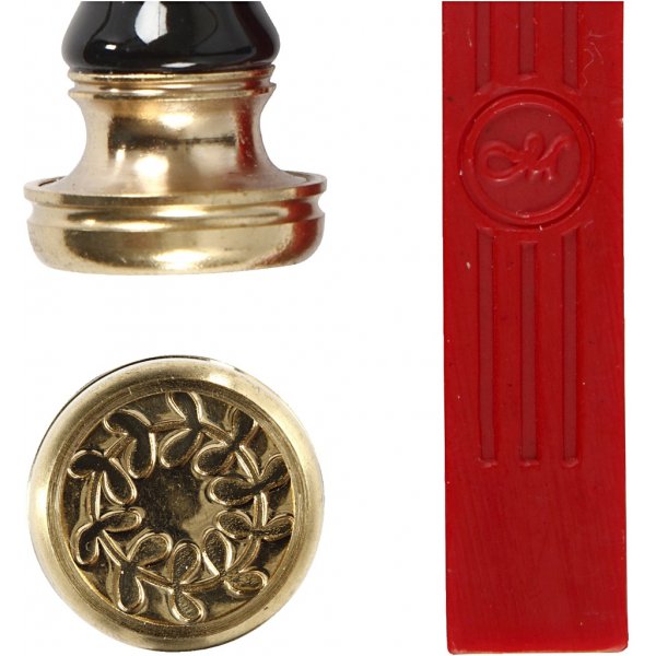 Lakk og forsegling - rød - Diameter 17 mm Lakk og forsegling - rød - Diameter 17 mm